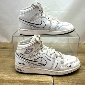 Air Jordan 1 Mid‎ Schematic Size 1.5Y (GS) DQ1866-100